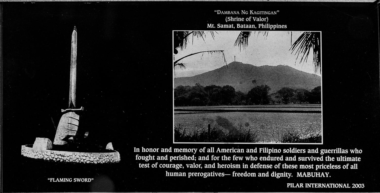 "DAMBANA NG KAGITINGAN" (Shrine of Valor) Mt. Samat, Bataan, Philippines