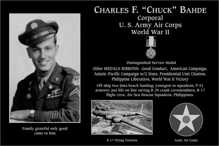 Charles F. "Chuck" Bahde