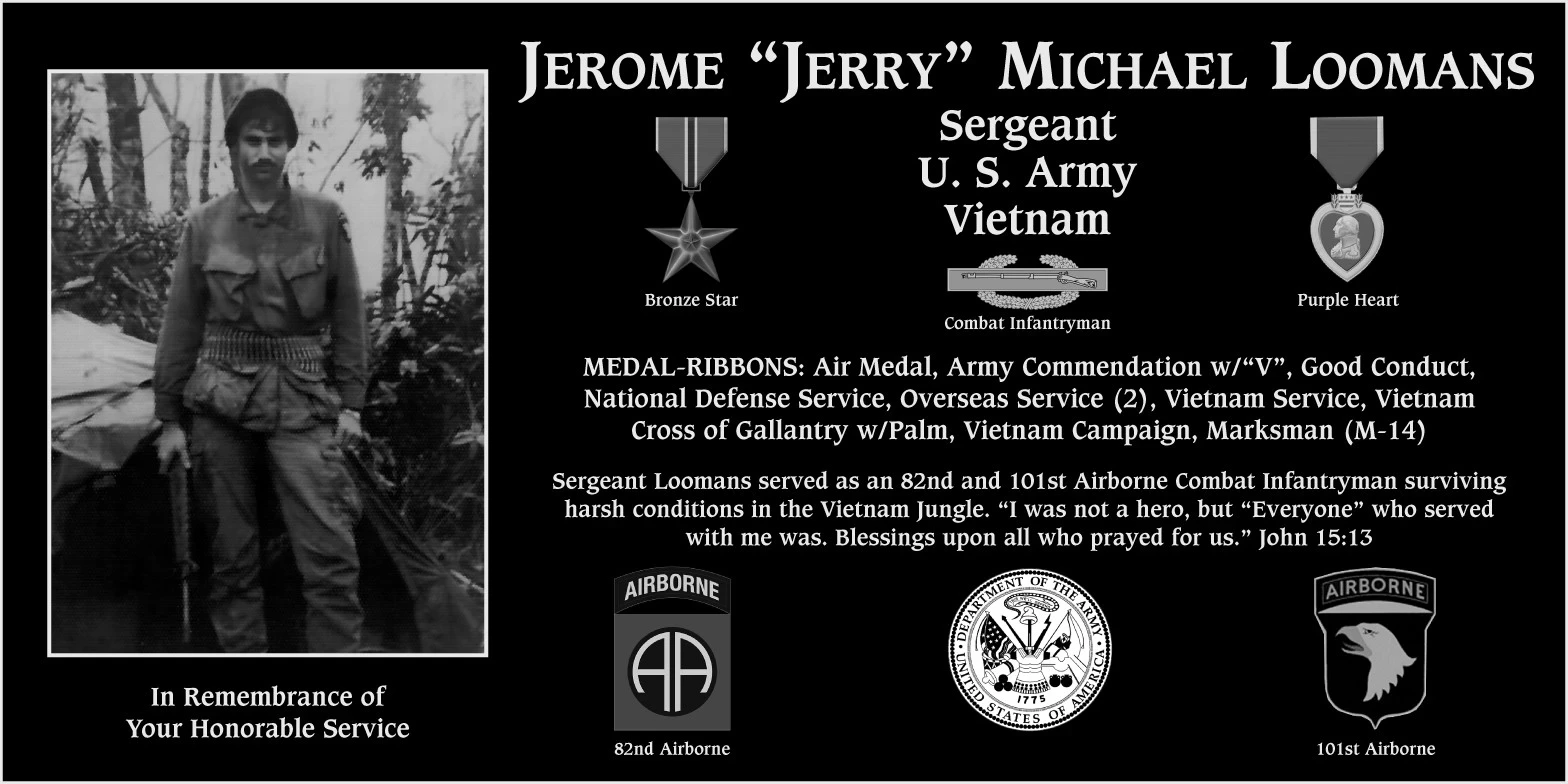 Jerome "Jerry" Michael Loomans