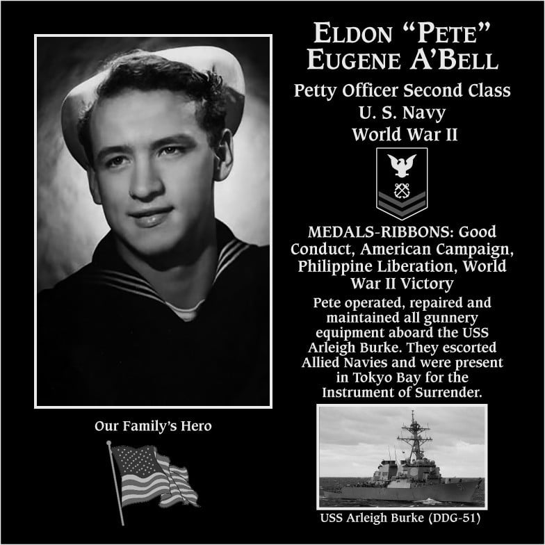 Eldon "Pete" Eugene ABell