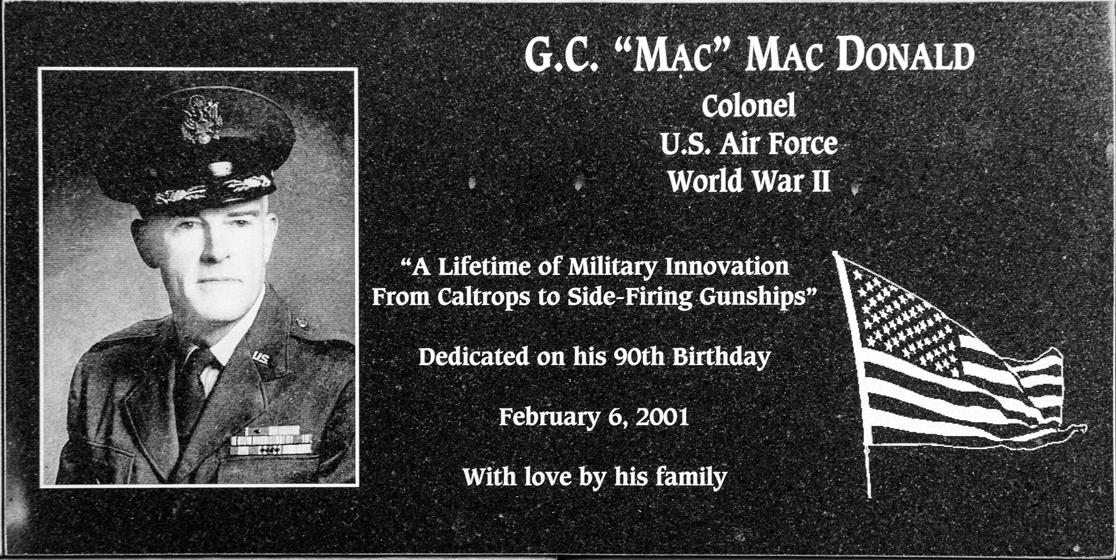 G. &ldquo;Mac&rdquo; C. MacDonald