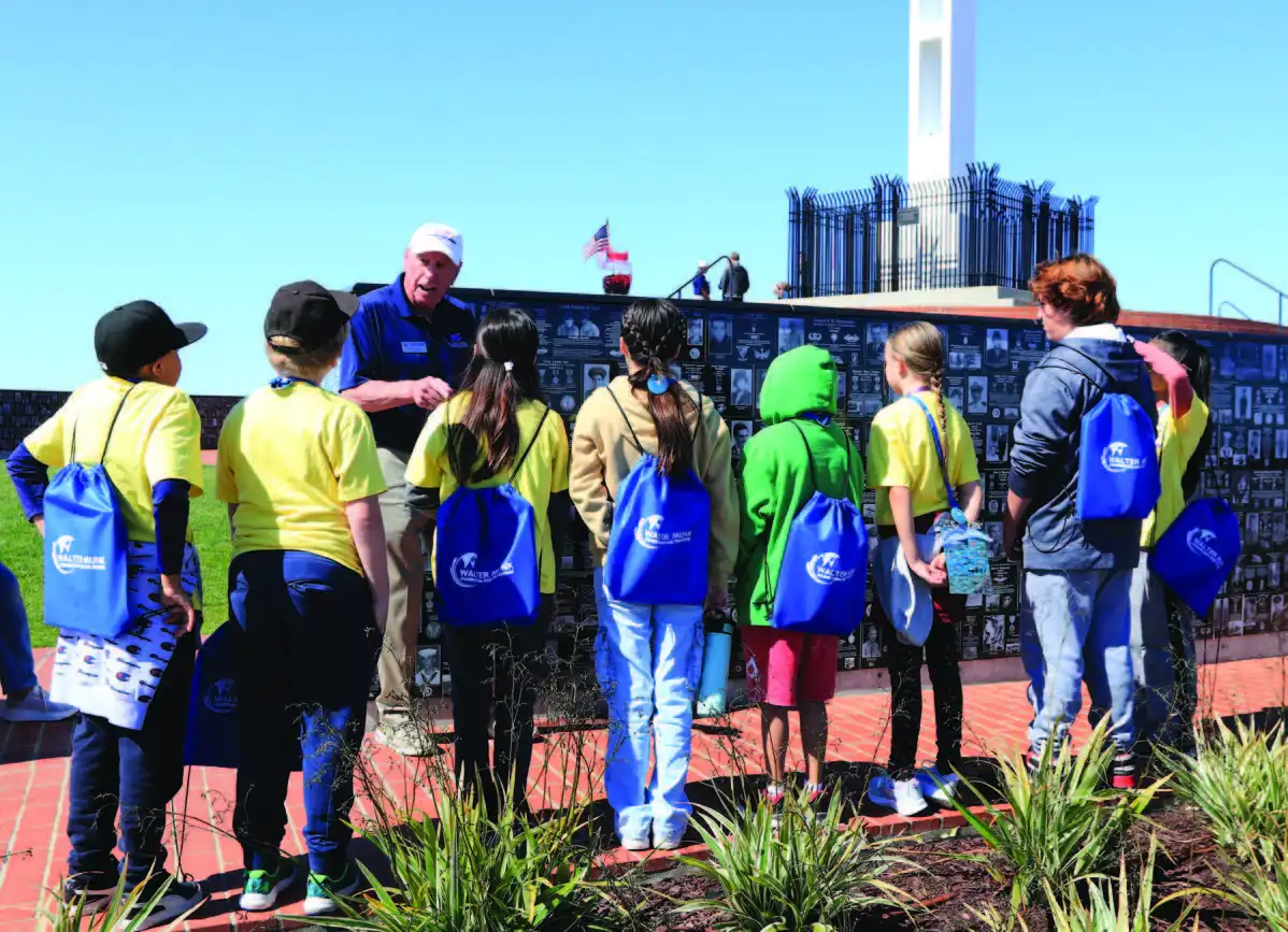 Walter Munk Foundation visits Mount Soledad National Veterans Memorial