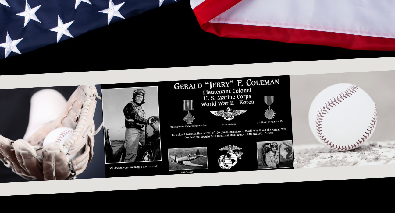 Jerry Coleman: Mt Soledad National Veterans Memorial Celebrates and Honors a True American Hero and Baseball Legend on what would have been his 100th Birthday